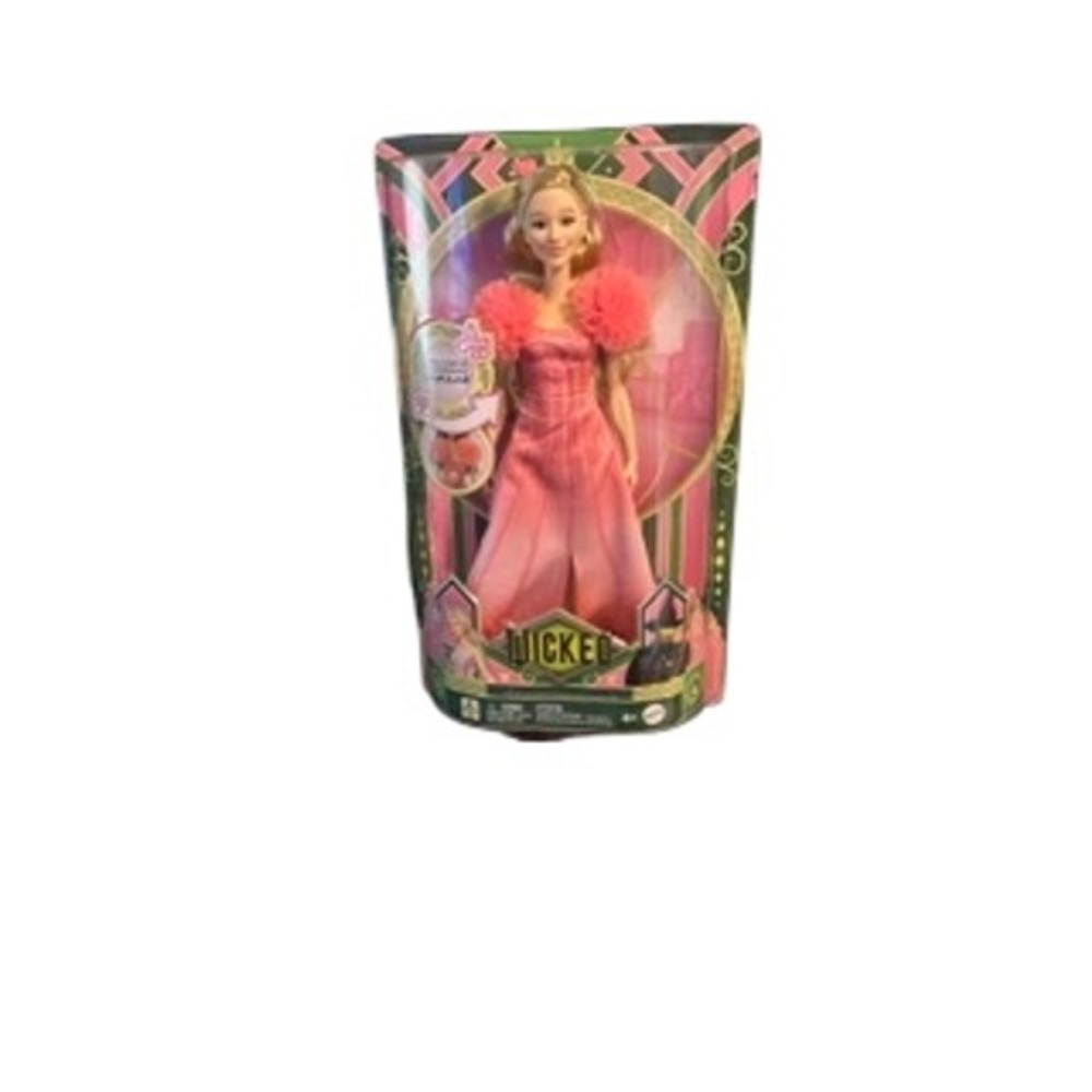 Mattel Wicked Singing Glinda Doll Ariana Grande Popular Pink Gown New HXN52